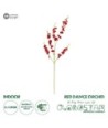 GloboStar® Artificial Garden RED DANCE ORCHID BRANCH 21413 Τεχνητό Διακοσμητικό Κλαδί Κόκκινη Ορχιδέα Y90cm